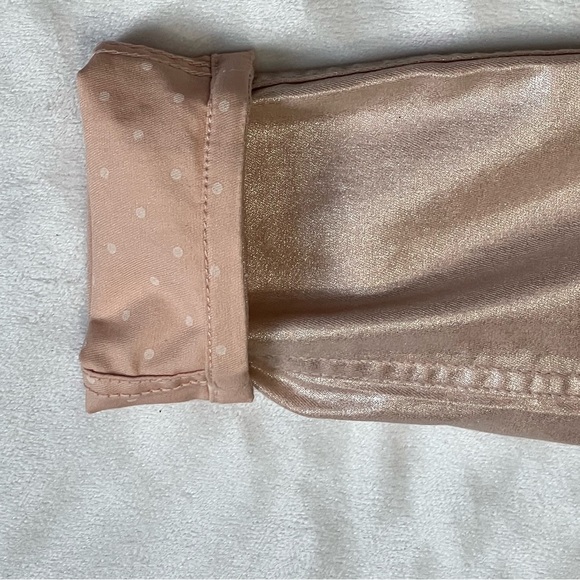 2 Faced Reversible Skinny Jeans Junior Pink Shimmer size 5 NWT - Picture 8 of 16